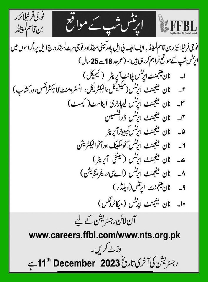 FFBL Apprenticeships 2024