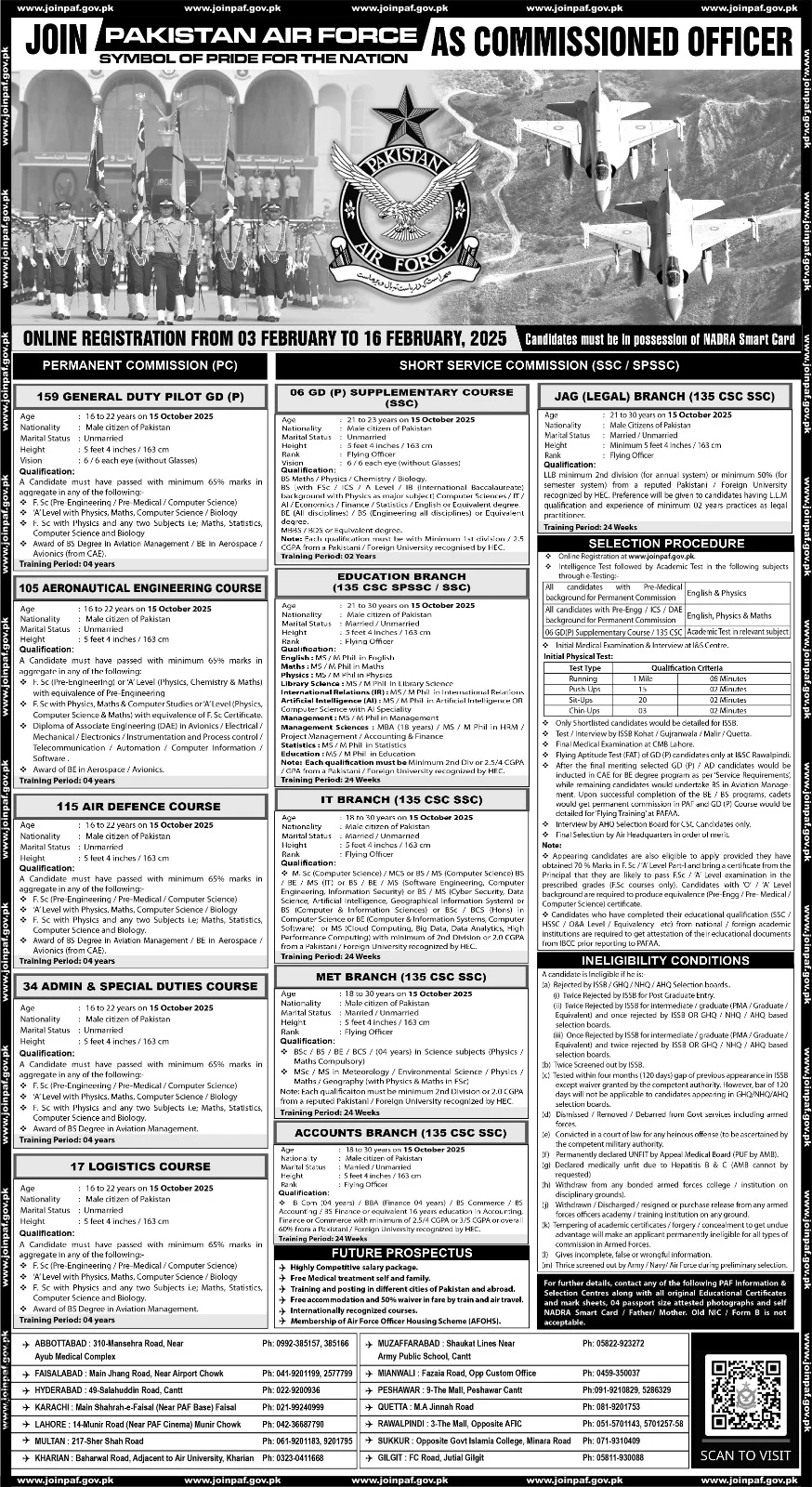 PAF Jobs 2025