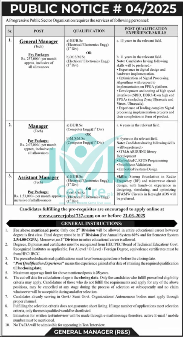 Career Jobs 1737 Online Apply in 2025 Advertisement