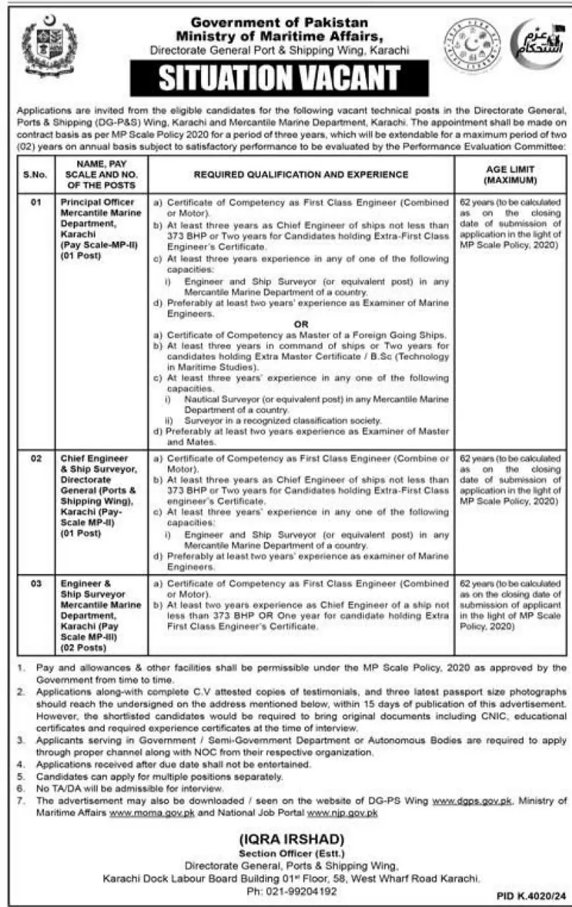 MOMA Islamabad Jobs 2025 Advertisement